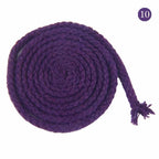 10M 5/7mm Cotton Cord for Sewing Twisted Rope Bag Strap Weave Cords Woven String Home Textile Decoration Ropes Craft Accessories