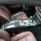 LHD For BMW 5 Series F10 F11 carbon fiber central armrest box cover storage box gear position panel decoration cover auto parts