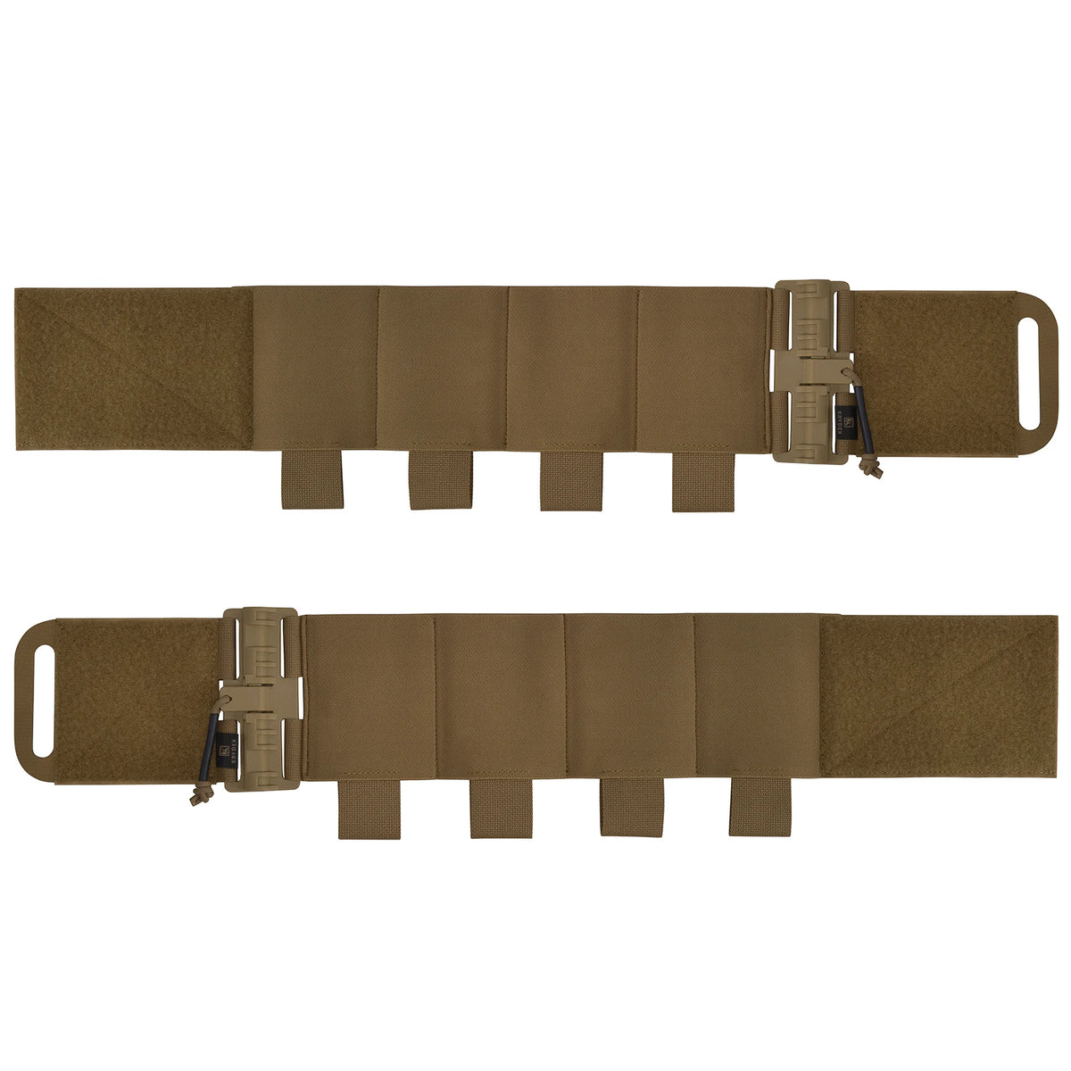 KRYDEX Tactical Elastic Cummerbund Quick Release Strap w/ 8 Mag Pouches, Black/Camo/Coyote/RG