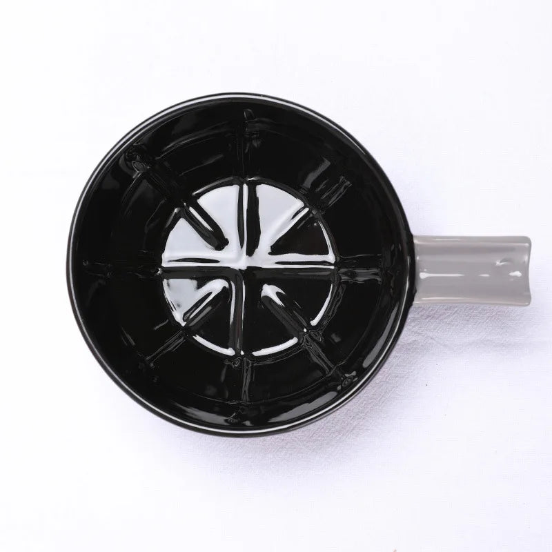 Shaving bowl Hand held foaming bowl with brush holder shaving bowl Wet shaving foam soap bowl shaving tool