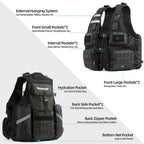 Rhinowalk Motorcycle Backpack Vest Universal Cycling Riding Outdoor Portable Traveling Sporting Pack With Helmet Net