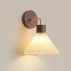 Nordic LED Wood Wall Sconce Lamp E27 AC110-220V Brown or Yellow, 3 Color Modes