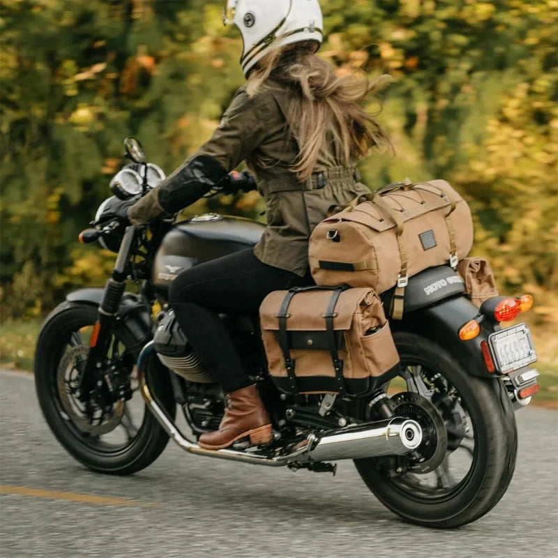 Motorcycle Rear Luggage Rack Bag For BMW/Yamaha/Honda/Harley Touring Universal Waterproof Post Travel package Cycling Travel Bag