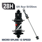 ARC MT009 Rear Hub 4in1 BOOST 10x135 12x142 12x148 MTB XC Gravel E Bike Bicycle Hub 28H 32H HG XD MS-Micro Spline 12V 6 Pawl