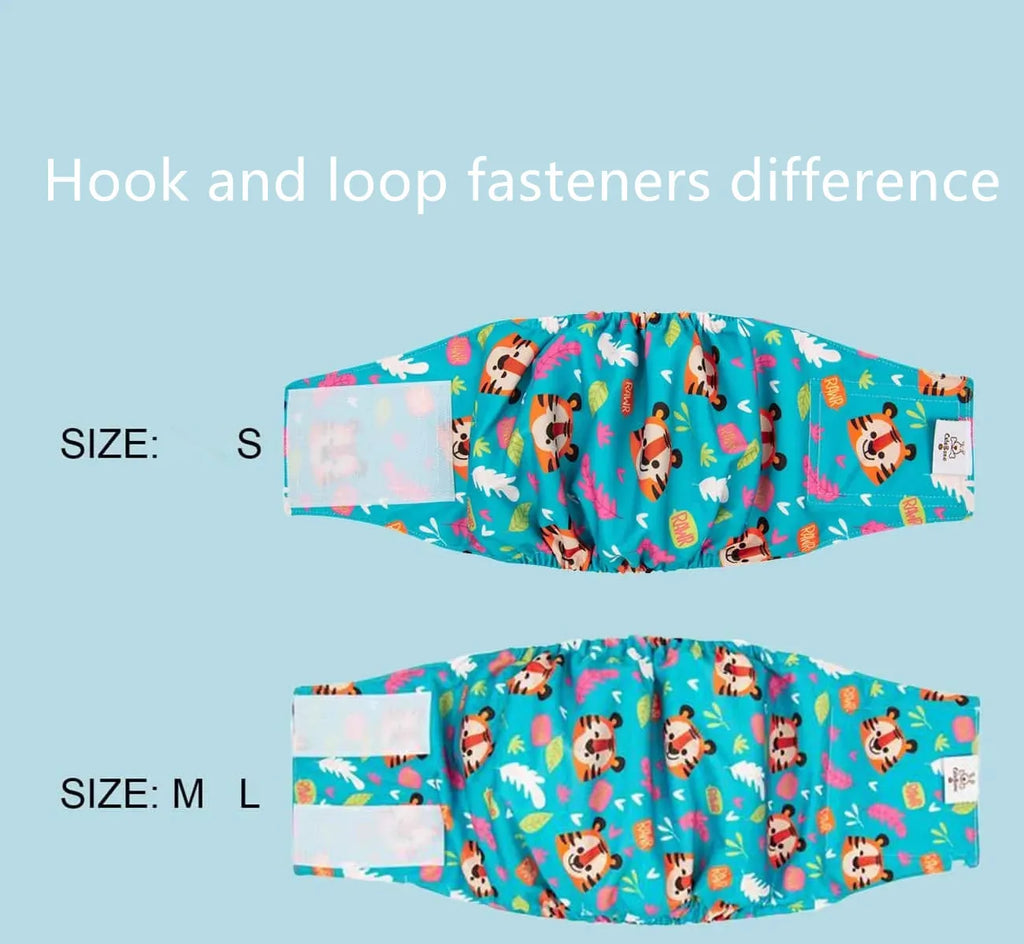 (3pcs per pack) CuteBone Reusable Male Dog Diapers Washable Dog Belly Bands for Male Dogs Wraps Doggie Diapers