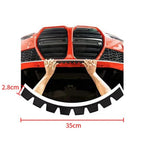 8PCS Car Front Bumper Scrape Guard Anti-Scratch Kit Scrape Protector Skid Plate DIY Protector Kit Car Front Lip Decorative Strip
