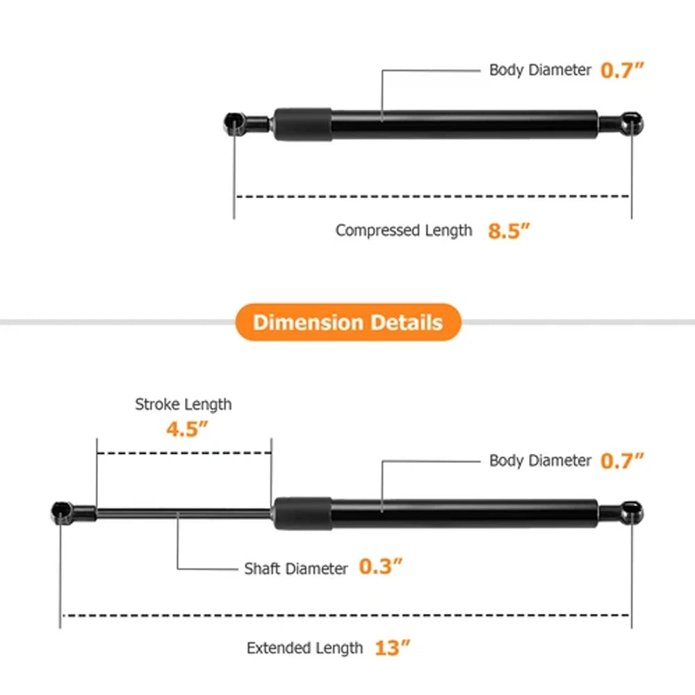 Tailgate Assist Damper Shock Strut Kit for 2015-2024 Ford F-150, 1 Set