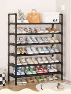Multiple Layers Metal Shoe Rack, Large Capacity Shoe Organizer for Entryway, Closet, Garage, Shoe Shelf for Living Room