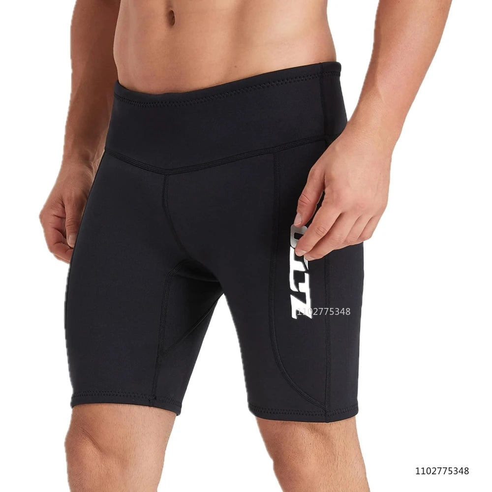 Men Women Wetsuit Pants 2mm Neoprene for Swimming Surfing Snorkeling Scuba Diving Boating High Elasticity Swimwear Surf Suit