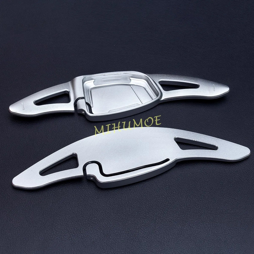 For Audi RS3 RS4 RS5 RS6 RS7 RS e-tron GT 2020-2025 2pcs Car Steering Wheel Shift Paddle Shifter Extended Aluminum Alloy