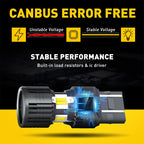 AUXITO 2Pcs Canbus T20 LED 7443 W21/5W LED Bulbs 7440 WY21W W21W LED Car Reverse Tail Lamp Turn Signal Lights No Error White 12V