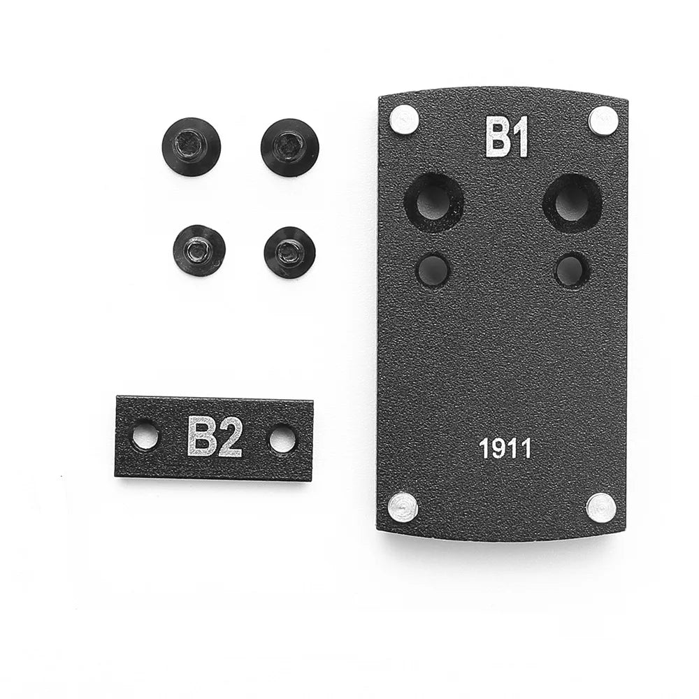 Optics 1911/Beretta/SW&MP/Springfield XD Pistol Optics Aiming Scope Gasket Clip Adapter Mount Adapter Plate Sight Mount