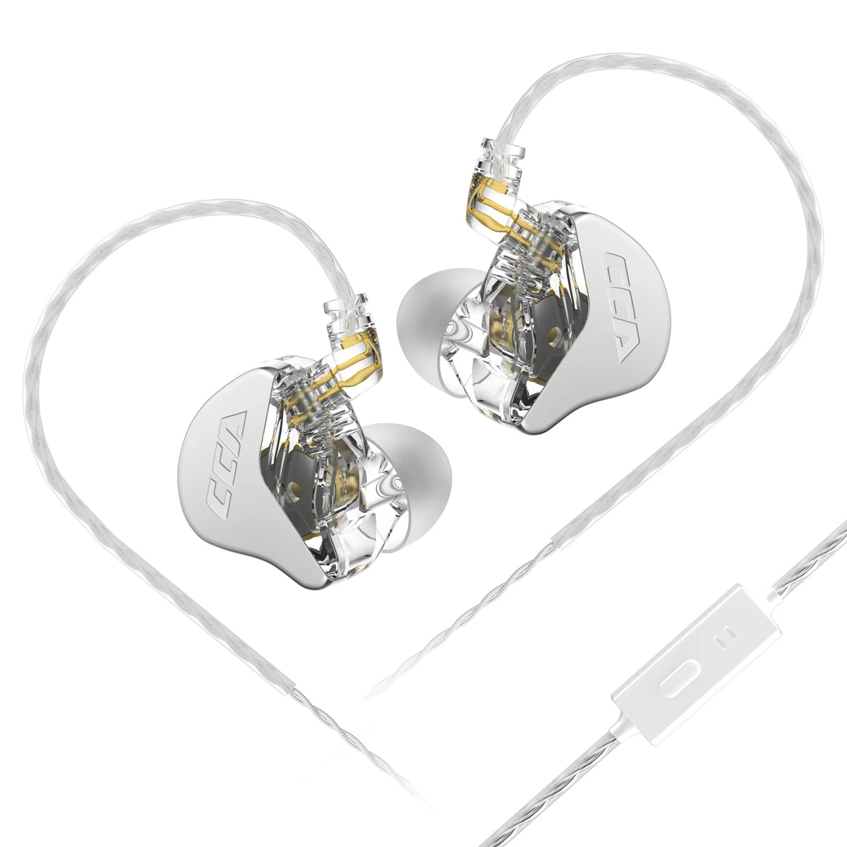 CCA CRA in Ear Monitor Headphones Ultra-Thin Diaphragm Dynamic Driver IEM Earphones Clear Sound & Deep Bass Wired Earbuds