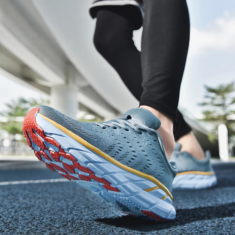 Leisure running shoesbreathable summer running shoesmen's lightweight fitness shoesoutdoor men's cushioned sports shoes
