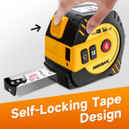 Nohawk 40m/80m Laser Tape Measure Tape Measure Measuring Tool Laser Distance Meter Steel Tape Measure USB Rechargeable