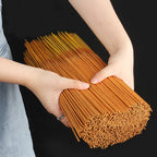 500 sticks Natural Smokeless Golden God of Wealth Roll Money Incense Sticks Worship Buddha Bamboo Joss Stick Incense