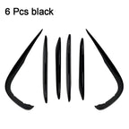Car Front Bumper Splitter Spoiler For Mercedes Benz E Class W213 2016-2020 Spoiler Fog Light Trim AMG Wind Knife Car Accessories