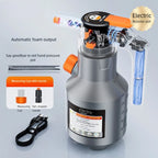 Electric Car Wash Foam Sprayer Household Car Wash Liquid Foam Making Magic Tool High Pressure Pa Spray Bottle Complete Set Of To