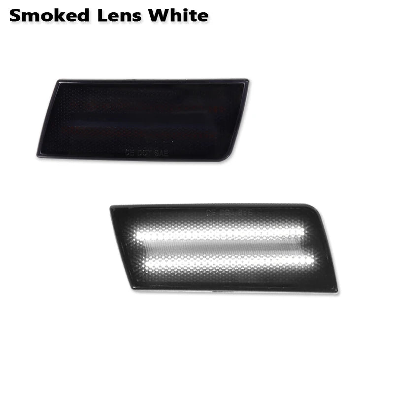 For Chrysler 300 300C 2005-2010 2PCS LED Side Marker Light Amber Front Bumper Turn Signal Light,Replace OEM Sidemarker Lamps