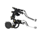 Universal 7/8in 22mm CNC Aluminum Hydraulic Brake Clutch Master Cylinder Lever, 1pc
