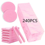 Facial Sponges - 240pcs - Compressed Facial Sponges for Washing The Face, Sponge Pads for Exfoliating Masks, And Makeup Removal.