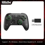 8BitDo Ultimate 2C Wireless Controller Gamepad With Hall Joystick for PC Windows 10/11 Steam Deck Raspberry Pi Android