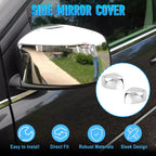 Car Rearview Side Mirror Cover Wing Cap 
 Exterior Door Case Trim For Dodge Grand Caravan Chrysler Town & Country 2008-2016