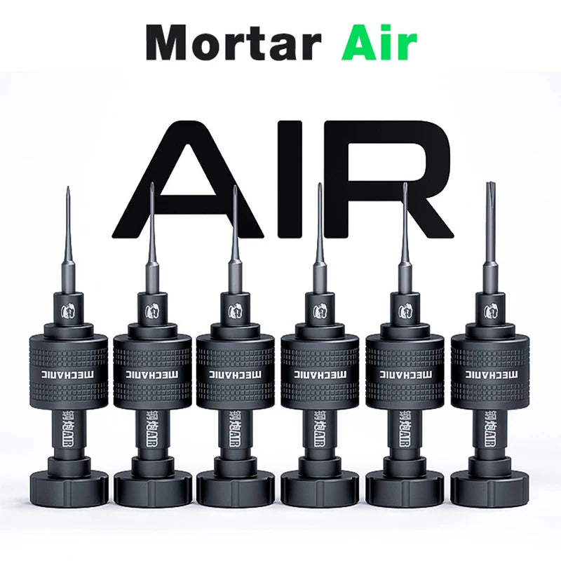 MECHANIC Mortar AIR Qucik Disassembly Screwdriver Set Non-Slip Powerful Magnetism Adsorption Mobile Phone Repair Screwdriver