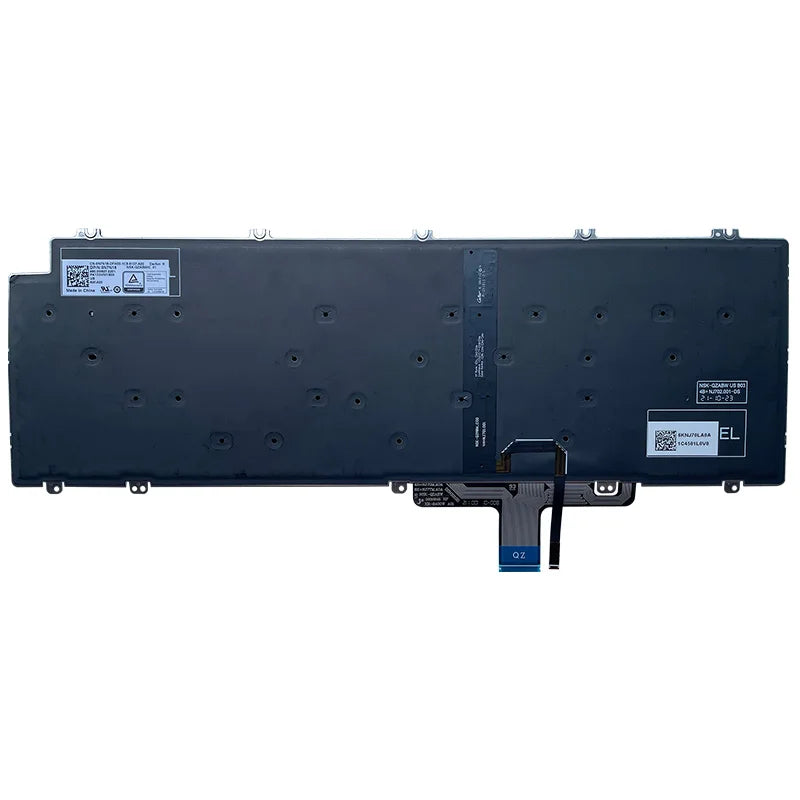 US Laptop Keyboard Replacement for Dell Latitude 5520/5521/5530/5531, Precision 3560-3580