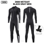 3MM Neoprene Wetsuit Men Surf Scuba Diving Suit Equipment Underwater Fishing Spearfishing Kitesurf Swimwear Wet Suit Equipment