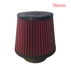 2.5 3 3.5 4 Inch Car Intake Air Filter for K＆N 14084-2 Universal High Flow Cone 102 89 76 70 63.5 60mm KN Tapered Mushroom Head