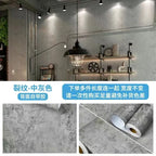 Vinyl Wallpaper  Waterproof Self-Adhesive Wallpaper  Cement Gray Countertop Contact Paper  Kitchen Bathroom Furniture Renovatio