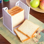 Foldable Bread Slicer Guide for Toast & Loaf Cutting Stand, Homemade Bread Slicing Tool