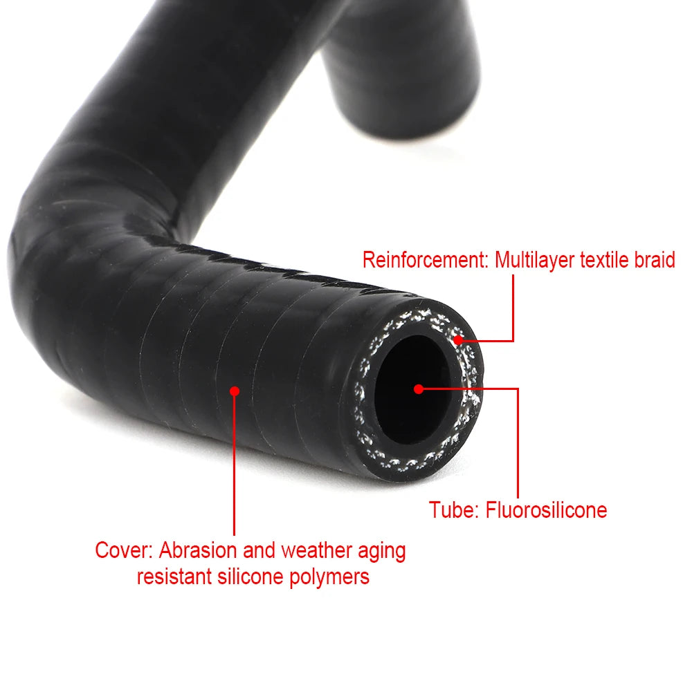 Upgrade Turbo Coolant Line Repair Hose Kit 06-009-50005 For BMW X5 X6 X5M X6M E70 E71 E72 F15 F16 N63