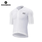 ROCKBROS Summer Cycling Short Sleeve Jersey High Elastic Lightweight Breathable Cycling Jersey Reflective Men Cycling Clothing