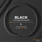 38cm Non-Slip Suede Car Steering Wheel Cover, Nappa leather, For CHERY OMODA C5 E5 S5/GT FX 2022 2023 2024 Car Auto Accessories