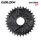 GOLDIX Directly install AERO Chainring Wide Narrow Teeth CNC Hollow Cutting Machining for SHIMANO M8100 M9100 M7100 M6100 Crank