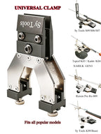 T03 Fixed-Angle Knife Sharpener System with 360° Flip, Laser-Etched Angle Scale, Dual Clamps