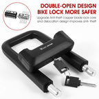 WEST BIKING Bicycle U-lock Thicken Zinc Alloy Anti-theft Safety Lock Motorcycle E-bike Scooter Bike Lock Cycling Accessories