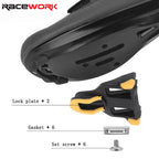 RACEWORK Road Bike Pedal Bearing Self-Locking Pedal For SHIMANO SPD SL System Bicycele Parts