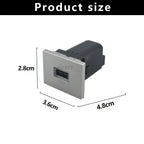 Car USB Charger Fast Charge Adapter Socket For Ford Focus 2 mk2 2009 2010 2011 Accessories