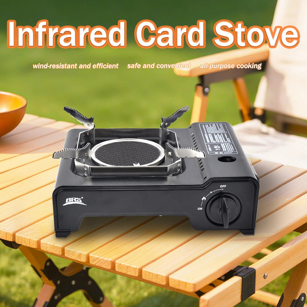 BRS 2600W Quick heat Wind-resistant infrared cartridge Gas Camping Stove  Outdoor Gas Burner