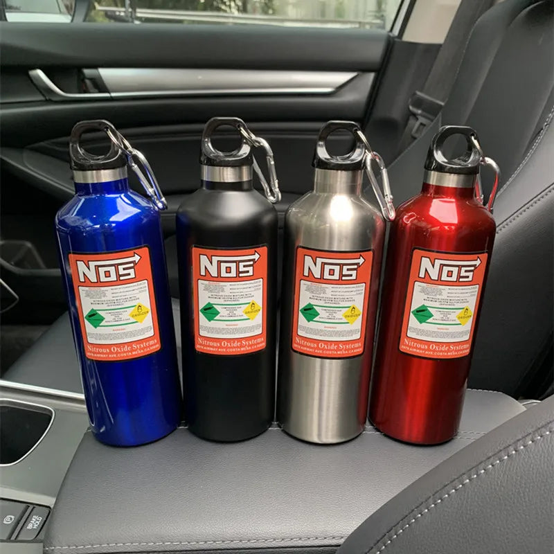 ISGTDRM Car Insulation Cup NOS Nitrogen Cylinder Vacuum Stainless Steel Kettle 500ML Highcapacity Travel Sports Bottle Water Cup