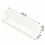 2024 Under Desk Cable Management Cable Tray Under Desk With Clamp Power Strip Cord Holder No Drilling Sturdy Spacious supplies