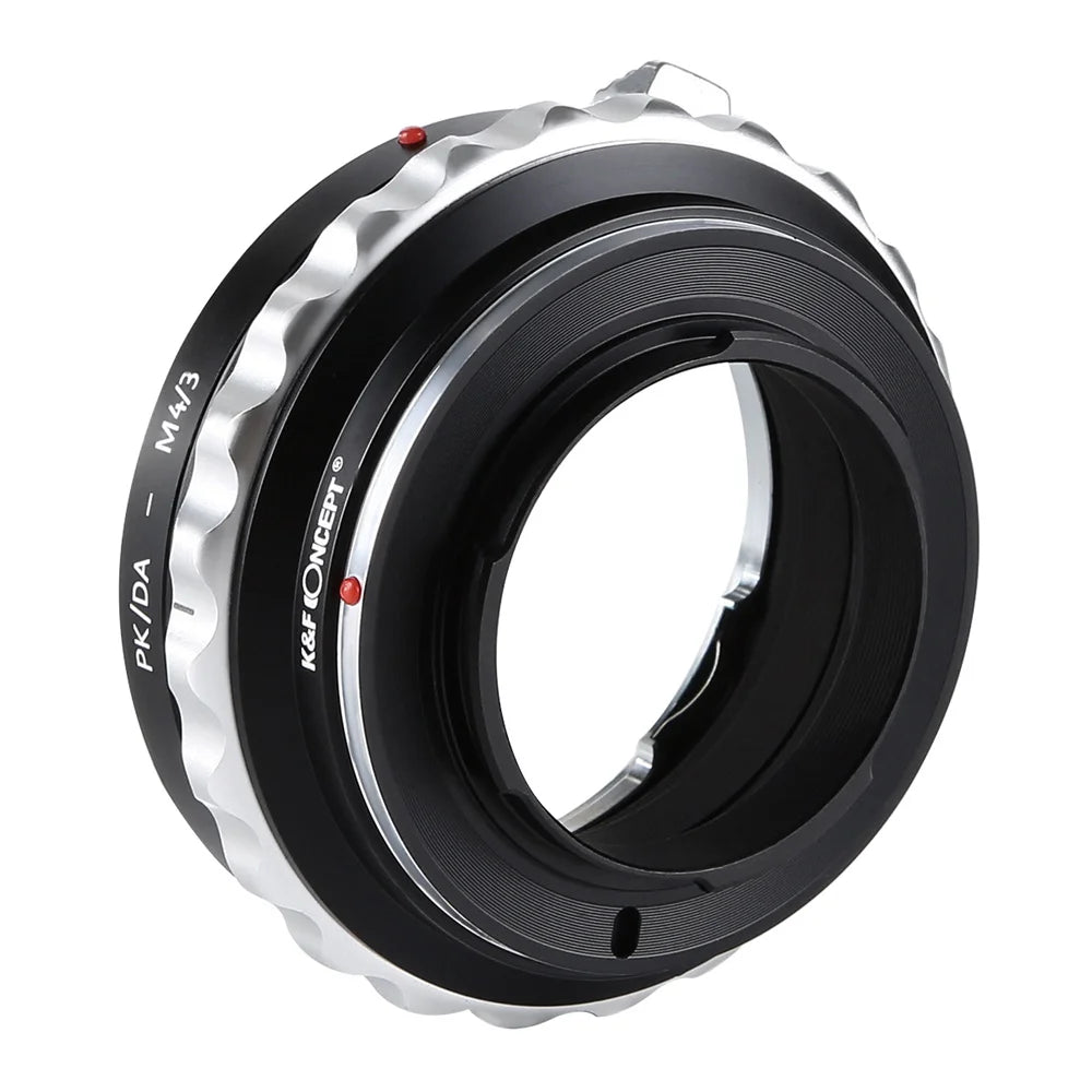 K&F CONCEPT PK/DA-M4/3 Lens Mount Adapter Ring for Pentax PK DA Mount Lens to M4/3 Micro Four Thirds MFT Mount DSLR Cameras Body