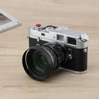 Haoge Bayonet Metal Round Lens Hood for Voigtlander APO-LANTHAR 35mm F2  VM,APO-LANTHAR 50mm F2 VM Lens Black