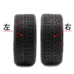 RS RC car tires 102x45mm black rubber, 17mm hex, for Arrma 1/7 Infraction, 4pcs