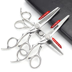 440C Japanese Stainless Hairdressing Scissors 6 Inch / 7 Inch Hair Scissors Right hand Barber Shears Left Handle Hair Cutting