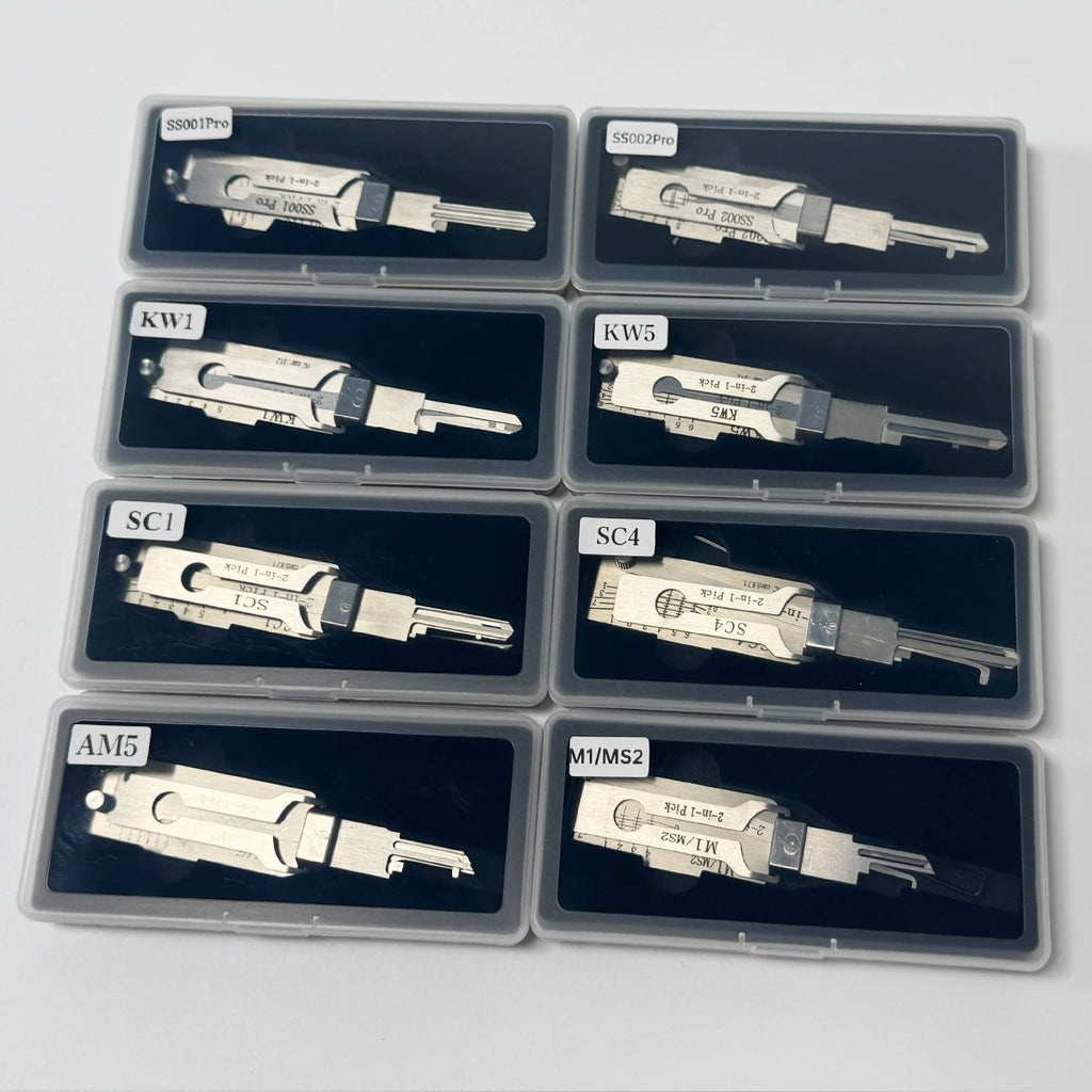 LISHI style 2 IN 1 SC4 SC1 KW5 KW1 KW1-L KW5-L SC1-L M1MS2  pick&decoder locksmith tool for auto car key