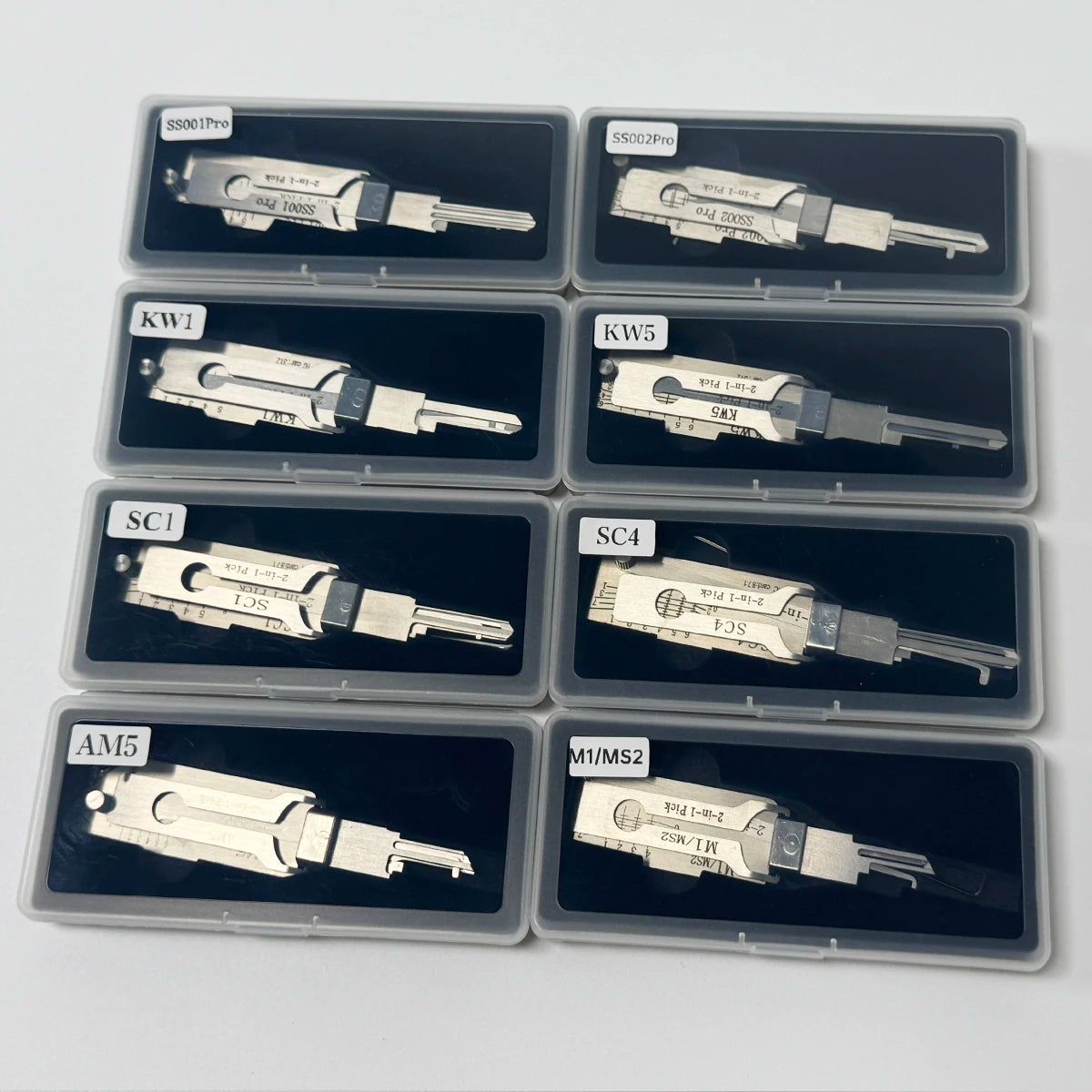 LISHI style 2 IN 1 SC4 SC1 KW5 KW1 KW1-L KW5-L SC1-L M1MS2  pick&decoder locksmith tool for auto car key